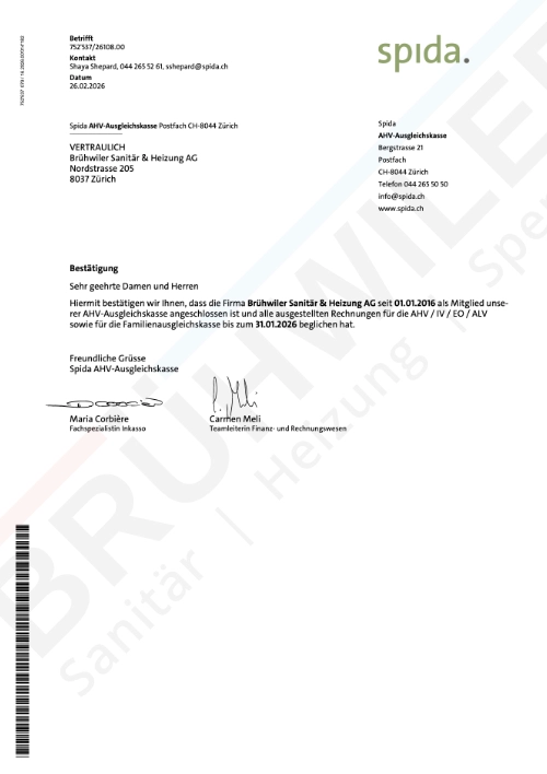 Bestätigung öffnen