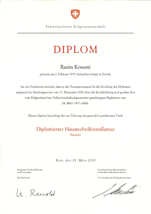 Diplom HFP öffnen